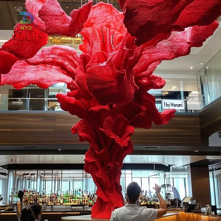 Abstract Fabric Installation factory