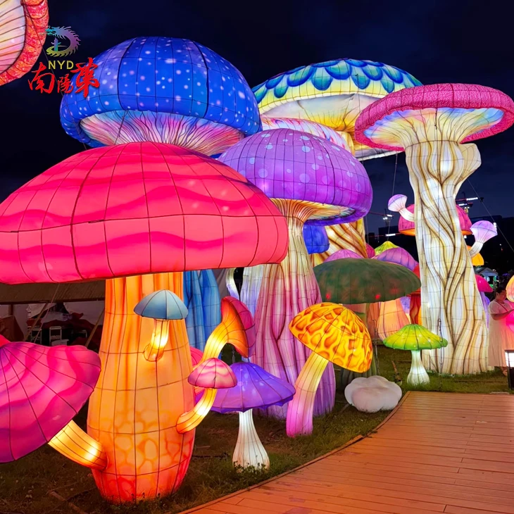 Chinese LED Mushroom Lantern Show best