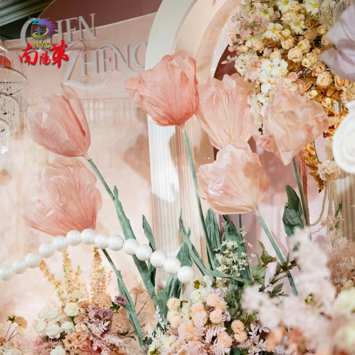 Giant Tulip Wedding Scene Decor factory Giant Tulip Wedding Scene Decor factory