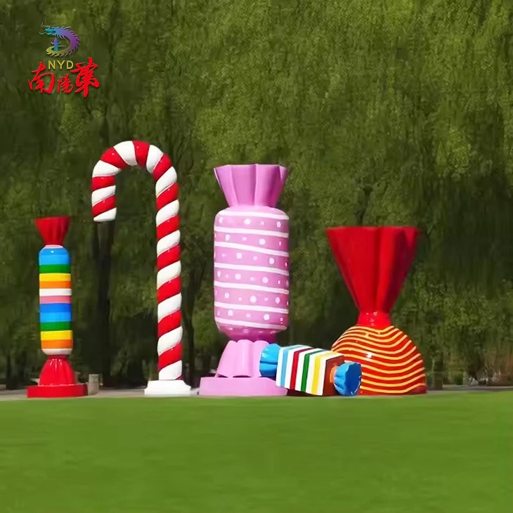Outdoor Christmas Candy Canes factory