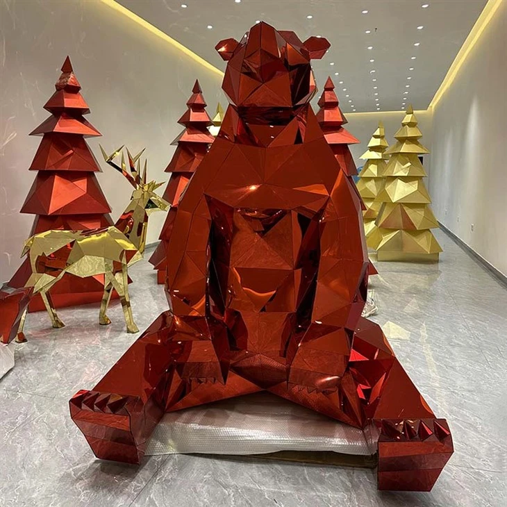 Acrylic Geometric Christmas Bear best Acrylic Geometric Christmas Bear best