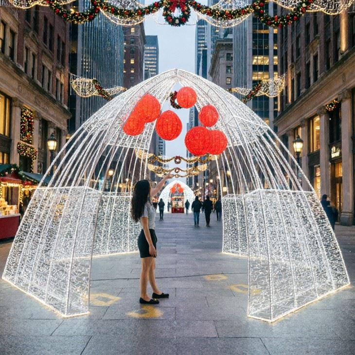 giant outdoor ornaments