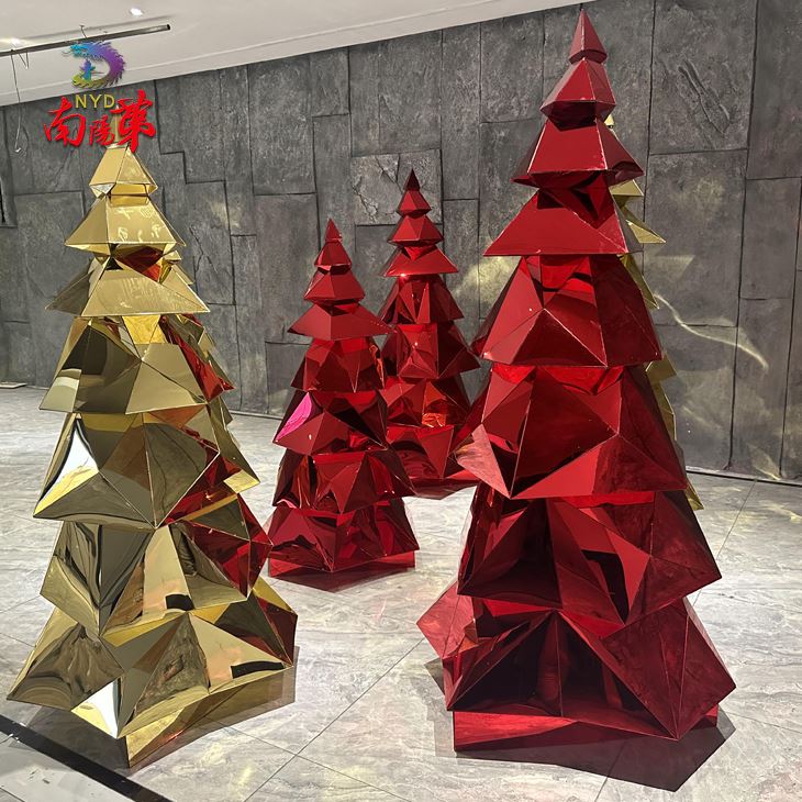 Geometric Commercial Outdoor Christmas Decorations