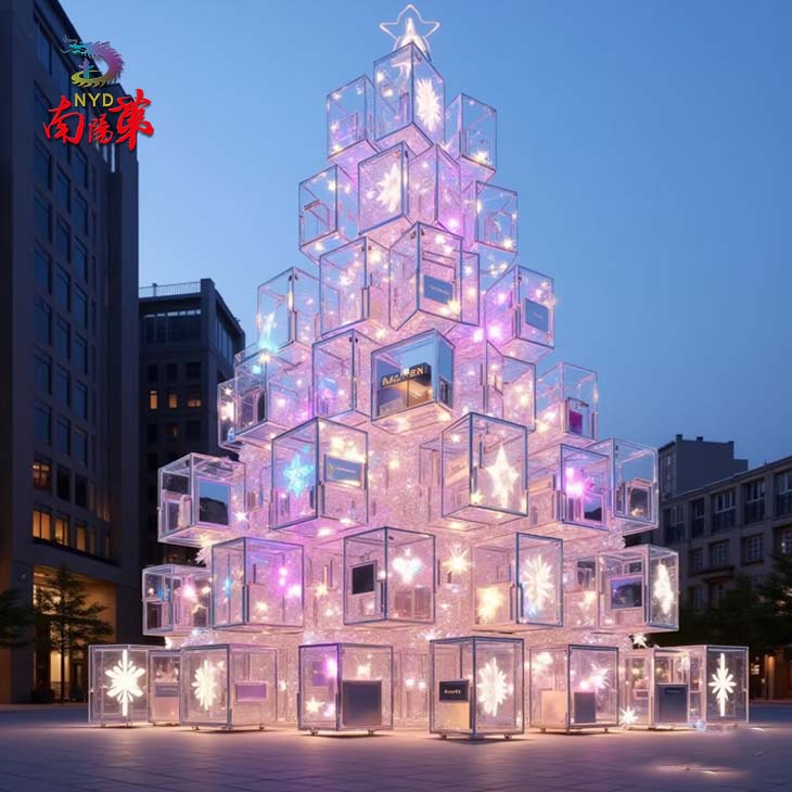 Huge Park Outdoor Christmas Tree Huge Park Outdoor Christmas Tree