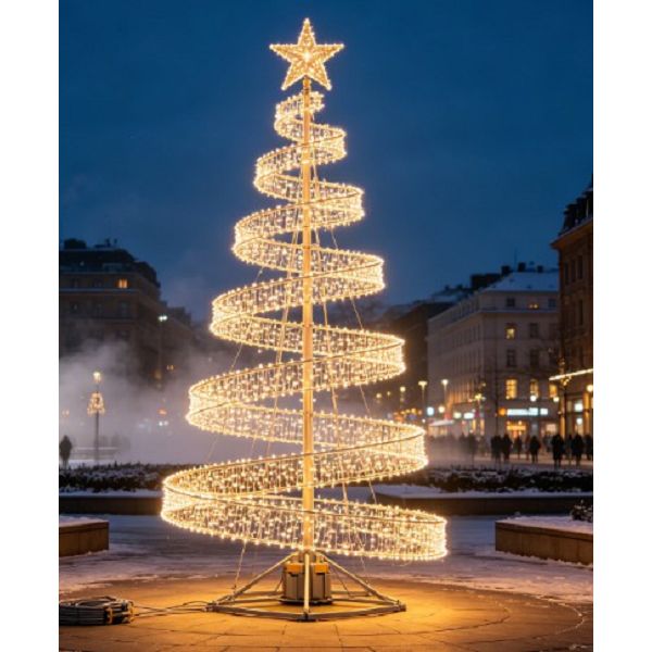 Arbre de Noël en spirale modulaire