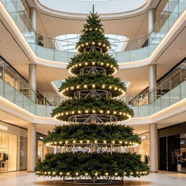 Tour d'arbre de Noël à plusieurs-niveaux
