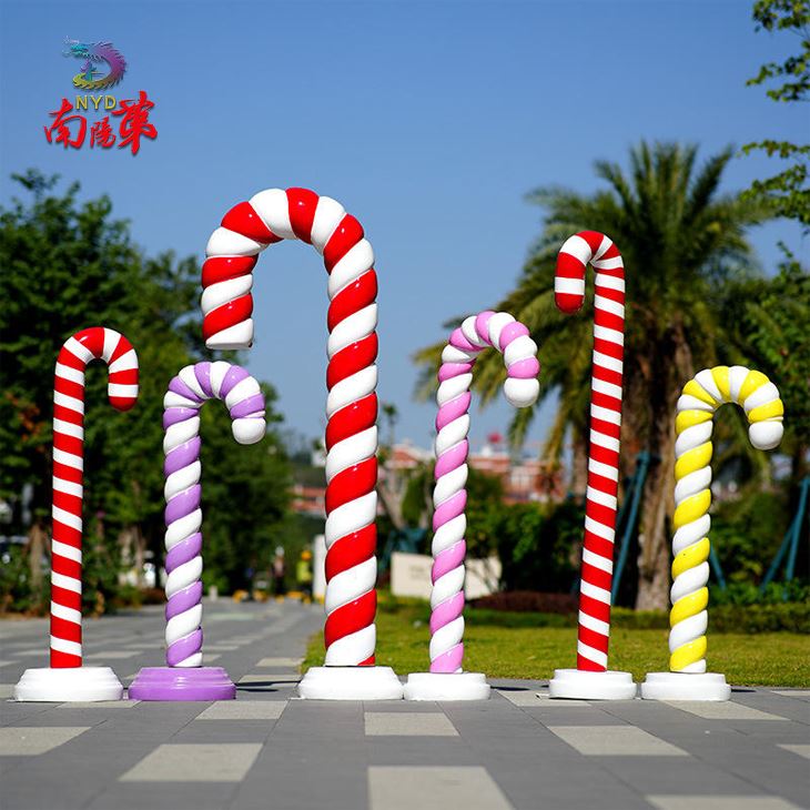 Outdoor Christmas Candy Canes