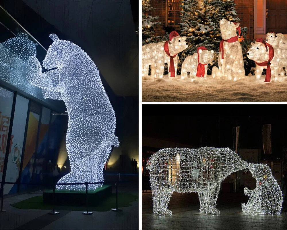 Large Outdoor Polar Bear Christmas Decorations Made in China Large Outdoor Polar Bear Christmas Decorations Made in China