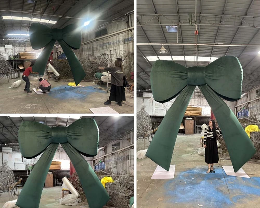 Large Hanging Fabric Bow Factory Large Hanging Fabric Bow Factory