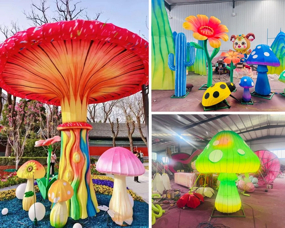 China Supplier Chinese LED Mushroom Lantern Show China Supplier Chinese LED Mushroom Lantern Show