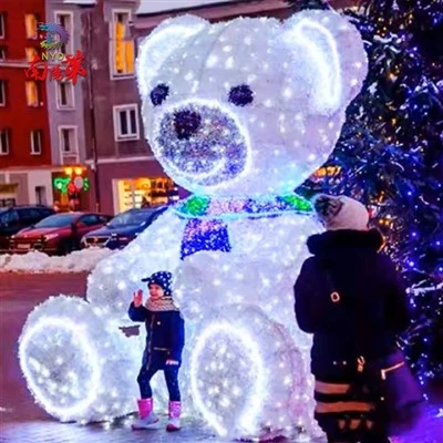 Décoration de motif d'ours en peluche 3D